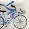 Seasonal Bicycle Pillow covers, Embroidered bicycle pillow, Winter pillows product 2